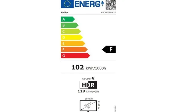 PHILIPS Téléviseur UHD 4K PH 65OLED909